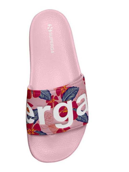 Superga Slides σε Ροζ Χρώμα