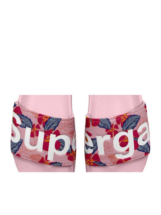 Hibiscus Print Slides σε Ροζ Χρώμα