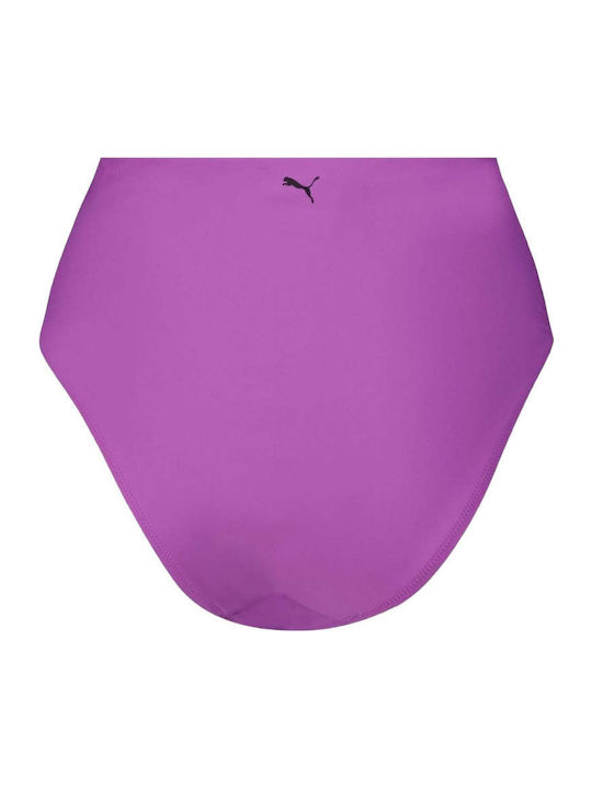 Bikini Slip Talie Înaltă Violet