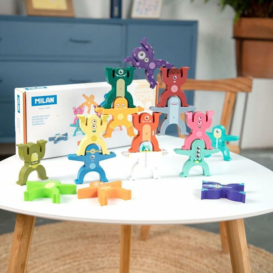 Milan Baby Toy Aliens Towers made of Wood for 36++ Months
