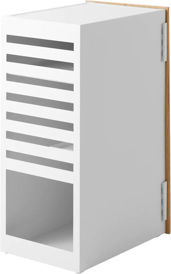 Yamazaki Organizer Κονσόλας Παιχνιδιών για Κονσόλα Μεταλλικό Λευκό