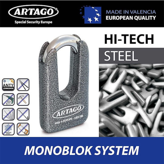Artago 120cm Motorcycle Anti-Theft Chain in Gold