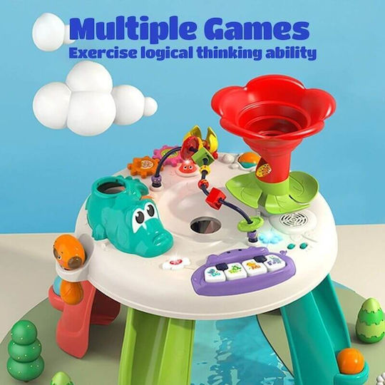 Hola Toys Τραπεζάκι Δραστηριοτήτων με Μουσική, Φως και Ήχους για 12+ Μηνών