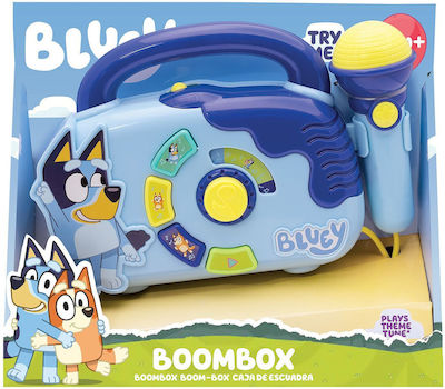 AS Βρεφικό Παιχνίδι Ραδιόφωνο Boombox Bluey με Μουσική και Ήχους για 18+ Μηνών