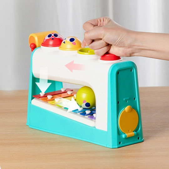 Hola Toys Musical Instrument Xylophone with Music and Sounds for 18++ Months
