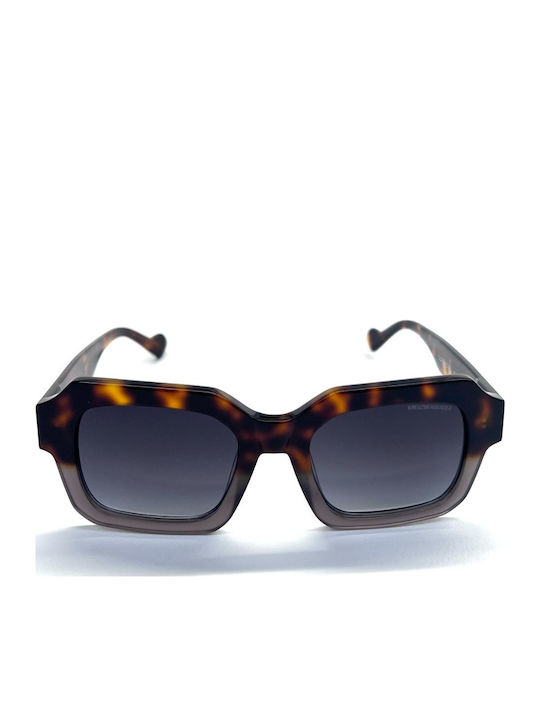 Kreuzbergkinder Sunglasses Brown with Acetate Frame & Gray Lens Kreuzbergkinder Sunglasses Brown with Acetate Frame & Gray Lens
