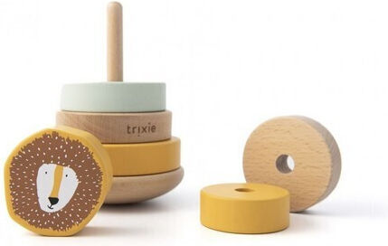 Trixie Stacking Toy Stacking Toy Mr. Polar Bear made of Wood for 12++ Months