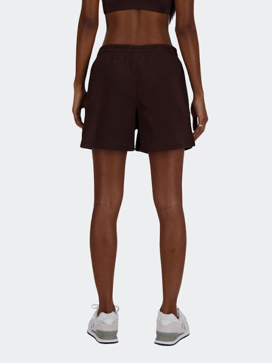 New Balance French Women's Terry Shorts Brown