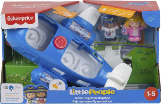 Fisher Price Vehicle Little People Air Plane with Sounds for 12++ Months