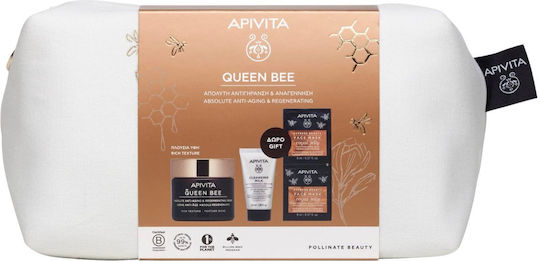 Apivita Queen Bee Set Îngrijire pentru Anti-îmbătrânire 4buc