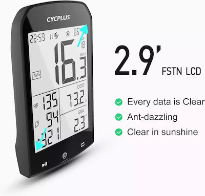 Cycplus M1 GPS Wireless Drahtlos GPS Fahrrad