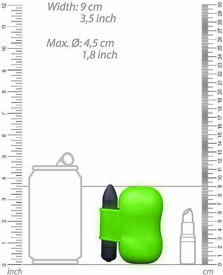 Ouch Glow In Dark Vibrating Masturbator Ouch Glow In Dark Vibrating Masturbator