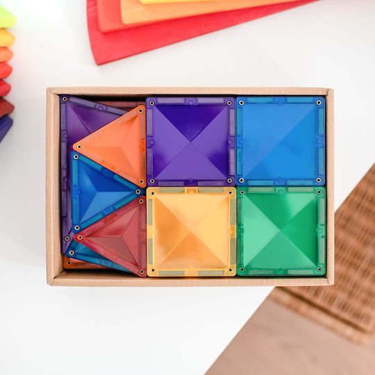 Connetix Magnetisches Bauspielzeug Rainbow für Kinder ab 3+ Jahre alt Jahren