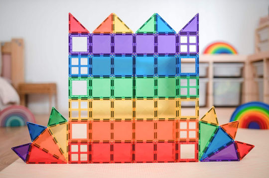 Connetix Magnetisches Bauspielzeug Rainbow für Kinder ab 3+ Jahre alt Jahren