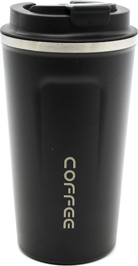 Mele Ποτήρι Θερμός 500ml Μαύρο