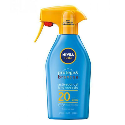 Nivea Protect & Bronze Rezistentă la apă Crema protectie solara Loțiune pentru Corp SPF30 în Spray 270ml