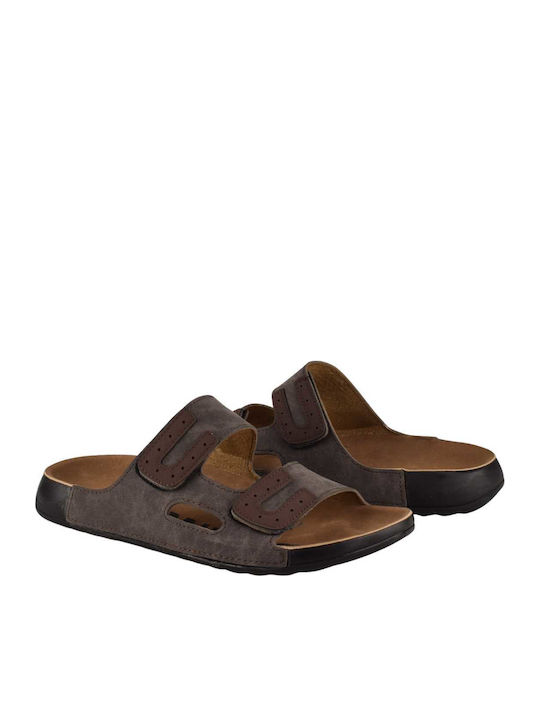 Herrensandalen in Braun Farbe