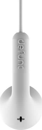 Defunc Basic Talk Earbuds Handsfree με Βύσμα 3.5mm Λευκό