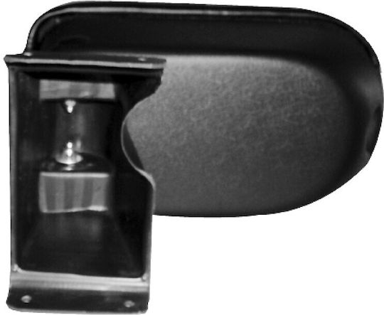 Cik Car Leather Armrest for Skoda Octavia Black