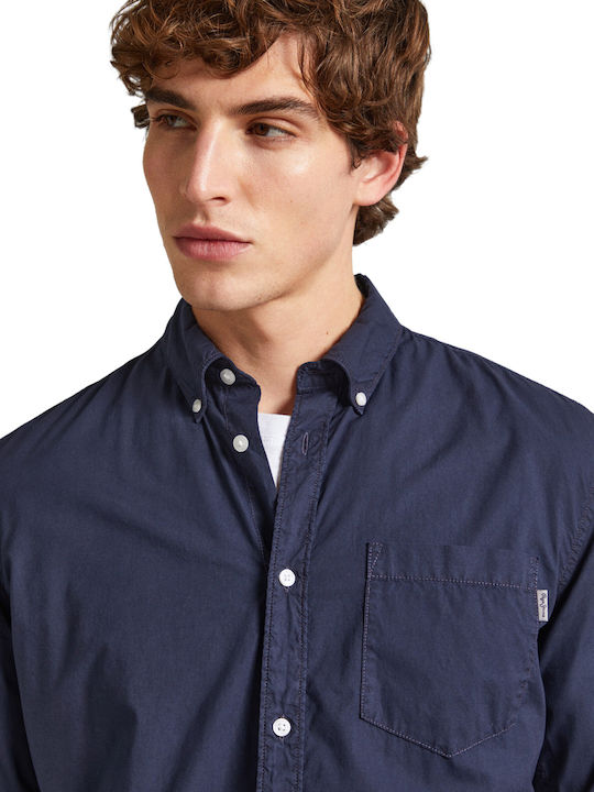 Pepe Jeans Men's Shirt Navy Blue