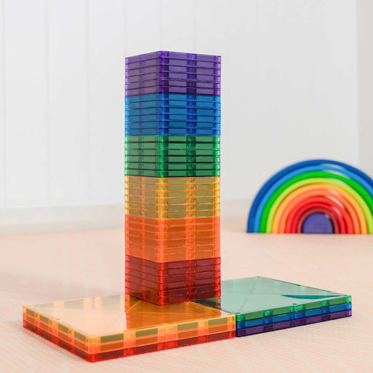 Connetix Magnetisches Bauspielzeug Rainbow Square
