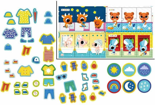 Auzou Magnetic Construction Toy Dress-Up for Children Aged 3+