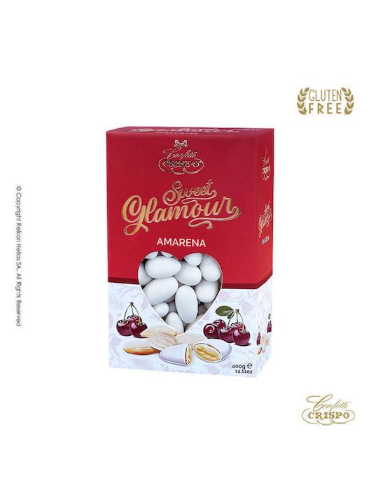 Crispo Almond Dragees Sweet Glamour Amarena Cherry 0.4kg ≈150pcs