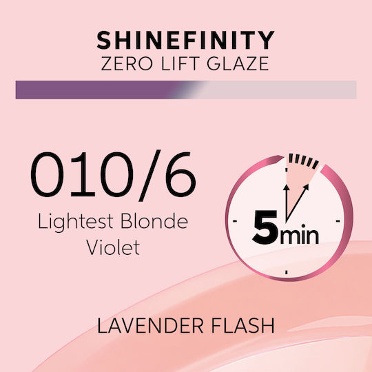Wella Shinefinity Zero Lift Glaze Προσωρινή Βαφή Μαλλιών 010/6 Zero Lift Glaze 60ml