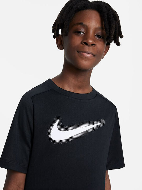 Παιδικό T-shirt Dri-Fit Μαύρο Graphic