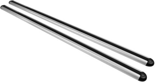Nordrive Car Roof Bars Aluminum 120cm for Mercedes-Benz S 5D 2019+ Set without Legs Silver