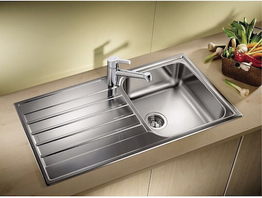 Blanco Livit Xl 5s Drop-In Inox 100x50см Сребрист Blanco Livit Xl 5s Drop-In Inox 100x50см Сребрист