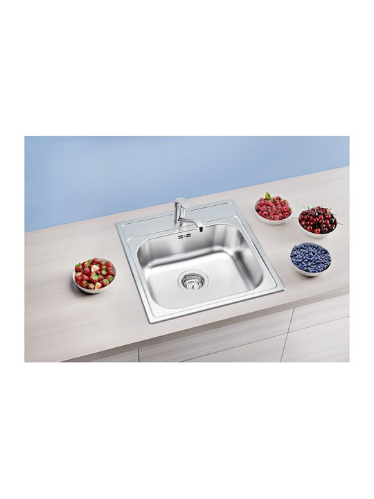 Blanco Ένθετος Νεροχύτης Inox Μ48xΠ34cm Γκρι