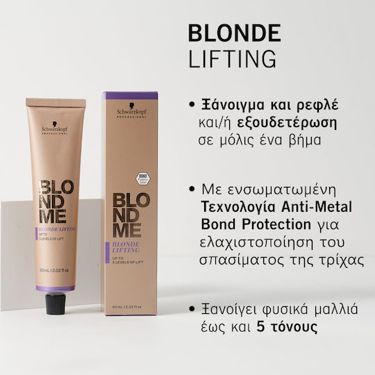 Schwarzkopf Blondme Aufhellungsfarb Toner L-Ash 60ml