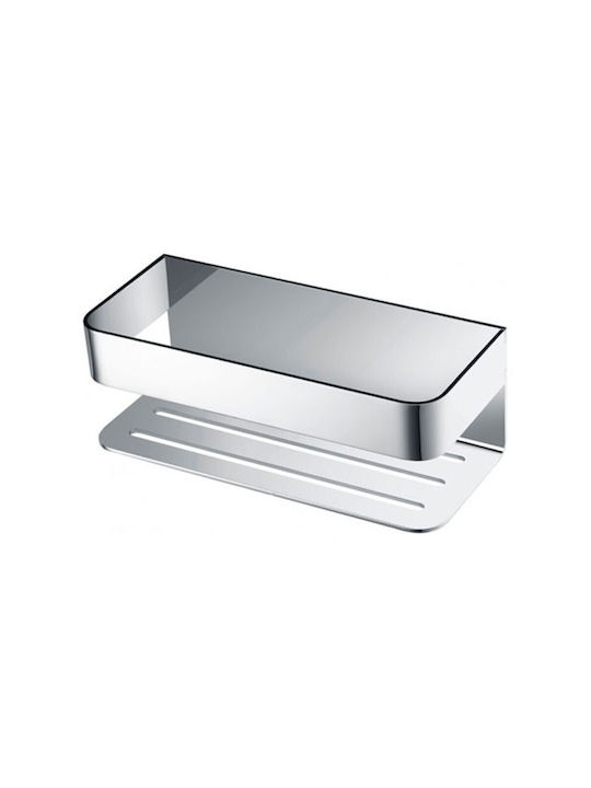 Imex Mayura Metallic Sponge Holder Wall Mounted Silver