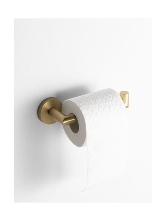 Imex Wandmontiert Papierhalter Metallisch Gold
