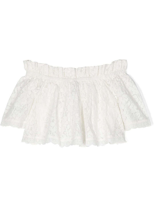 Kids' Shirt Short Sleeve Ecru