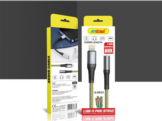 Andowl Qhd52 Μετατροπέας Lightning male σε USB-C female 1τμχ