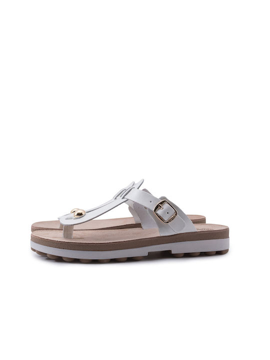 Fantasy Sandals Anatomic Leather Women's Sandals White