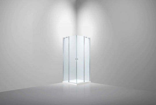 Sparke Kabine für Dusche mit Schieben Tür 80x80x190cm Sauberes Glas