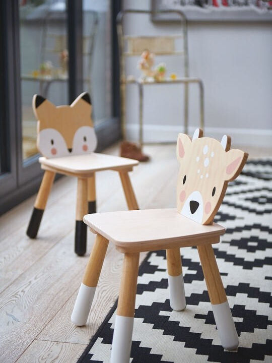 Chair Fox Multicolored 32x30x48cm