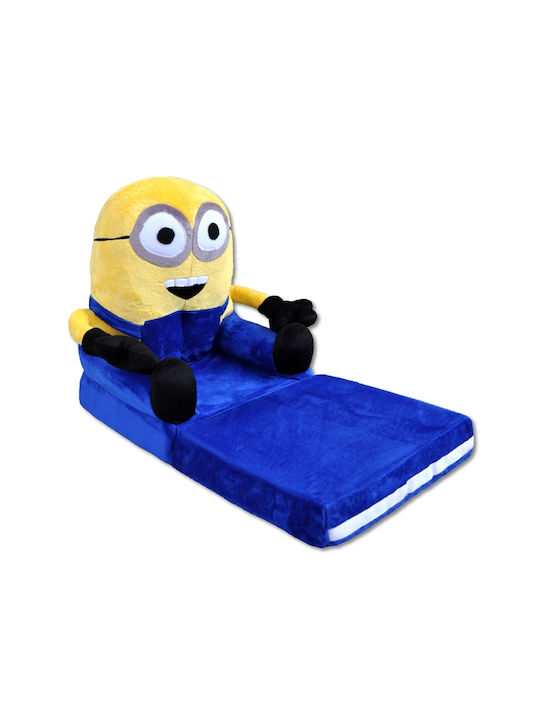 Kids Armchair Minion Blue 45x45x70cm