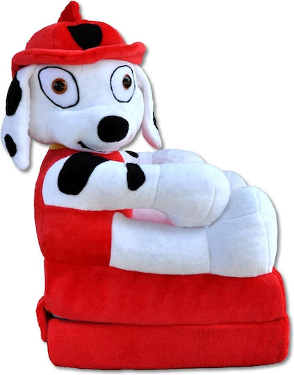Παιδική Πολυθρόνα Dog Κόκκινη 45x45x70εκ.