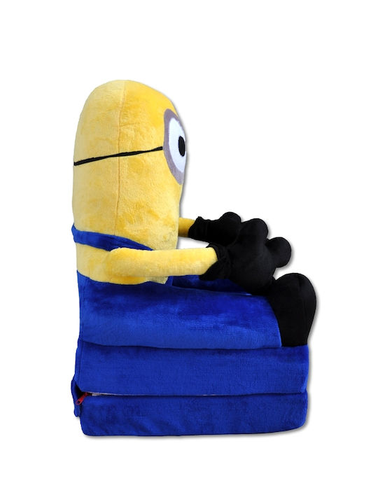 Kids Armchair Minion Blue 45x45x70cm