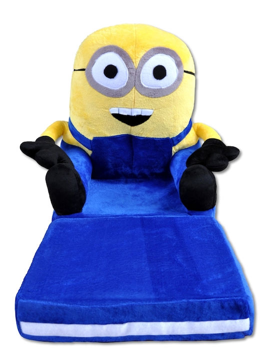 Kids Armchair Minion Blue 45x45x70cm