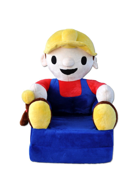 Kids Armchair Bob Blue 45x45x70cm