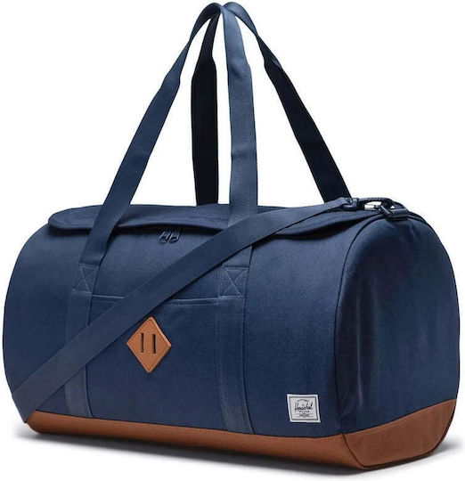 Herschel Heritage Duffle Sack Voyage 40lt Navy Blue Fabric L52xW32xH34cm