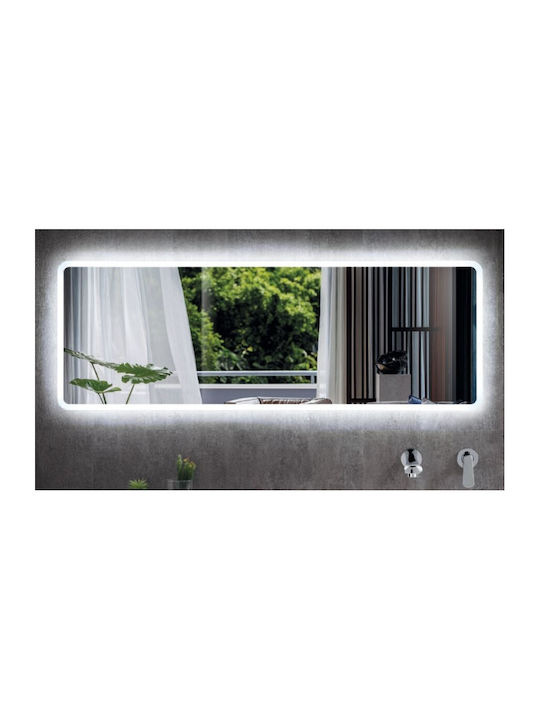 Luminor Music Огледало за баня LED с Bluetooth 140x70см