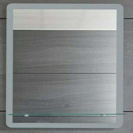 Gloria Nino Правоъгълена Банско Огледало LED Touch 60x80см