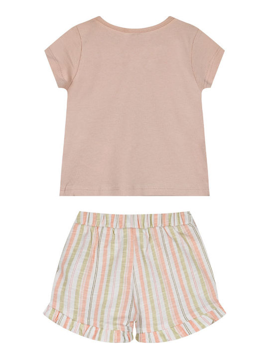 Energiers Kinder Set mit Shorts Sommer 2Stück Stripes