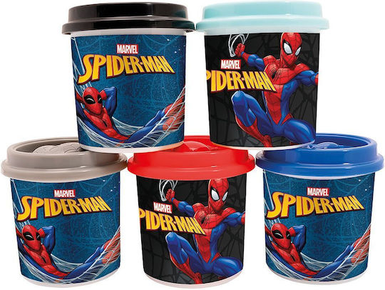 AS 5 Aluaturi De Modelare Plasticină Spiderman Pentru 3+ Ani